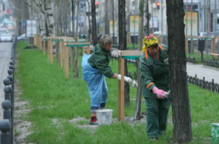 Киев очистят от зимней грязи