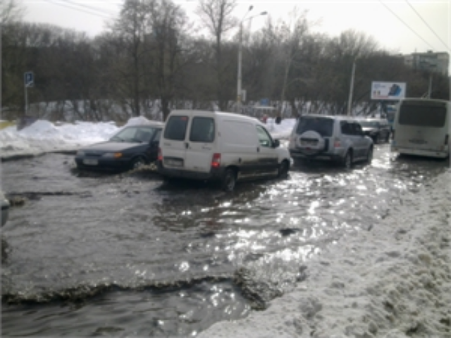 В Киеве начался потоп 