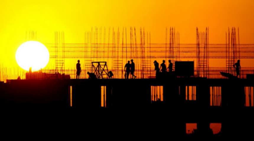 В январе Донецкая область на треть сократила объем стройработ