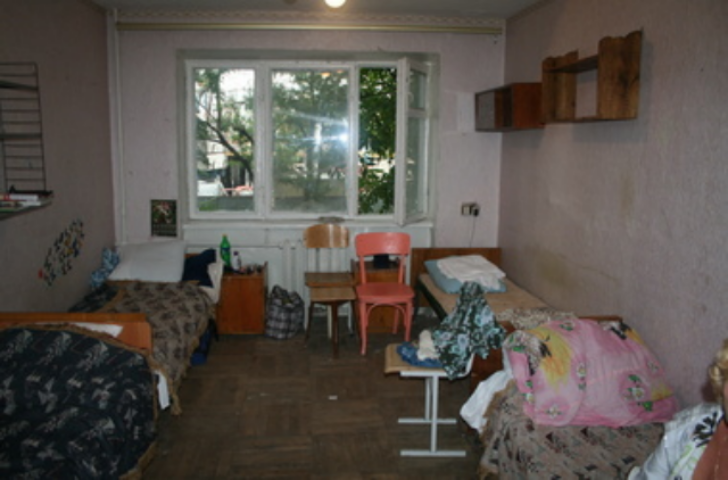 Общежитие комнаты старые