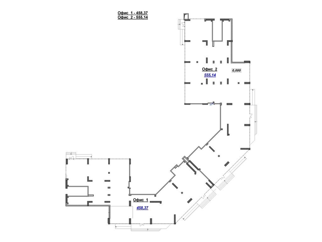 Аренда офиса 458 м², Клубничный пер.