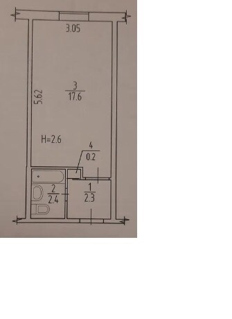 Аренда 1-комнатной квартиры 20 м², Добровольцев ул., 10