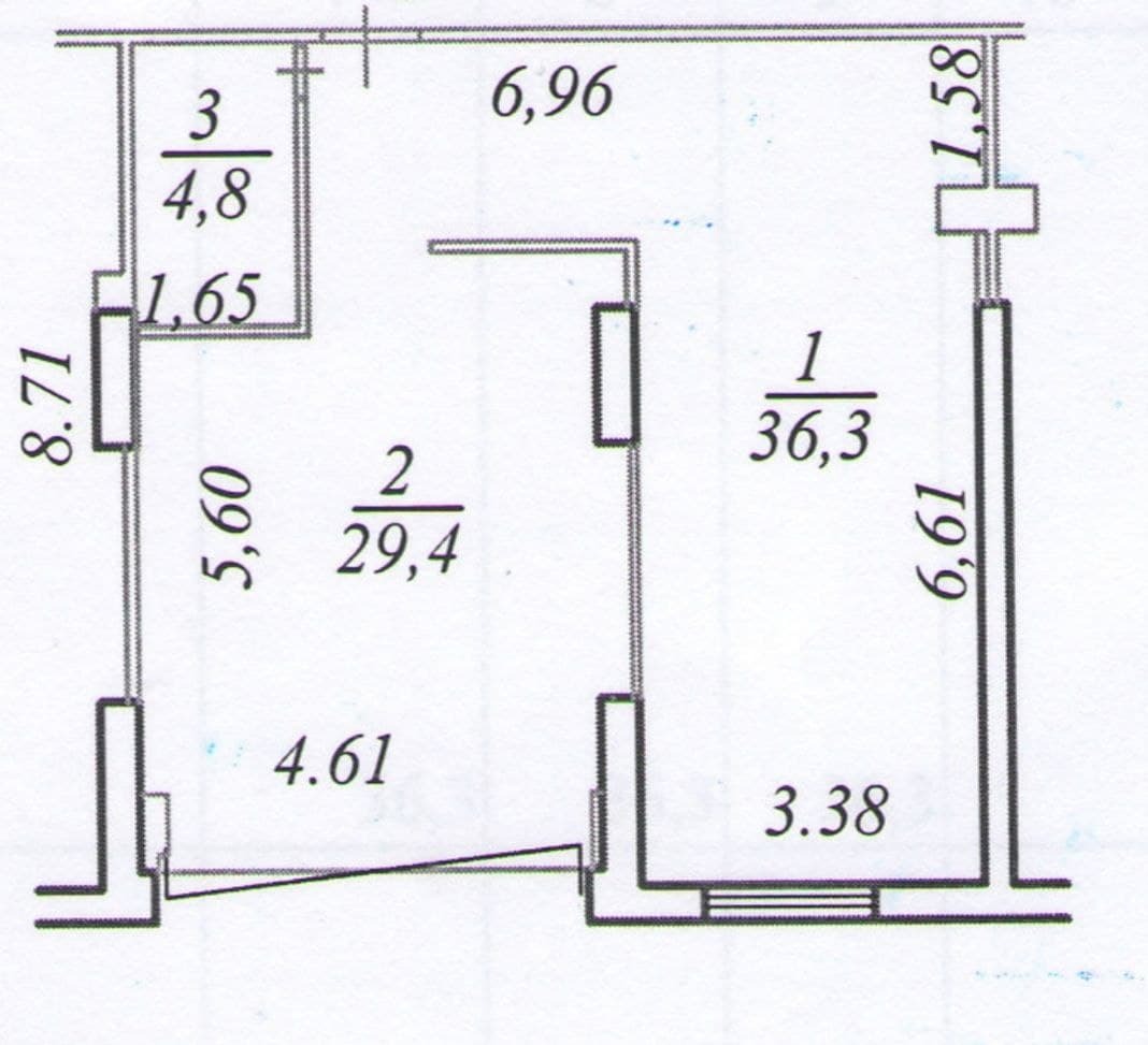 Продажа офиса 71 м², Рогалева ул., 28