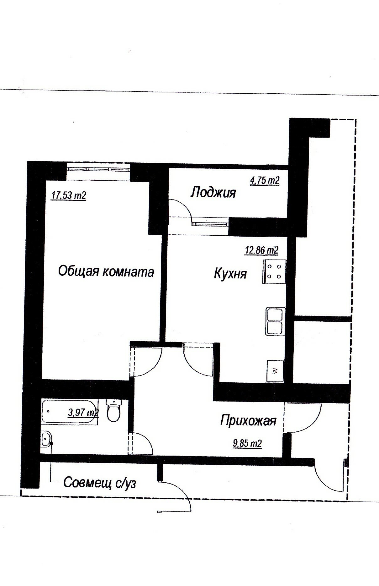 Продажа 1-комнатной квартиры 42 м², Полтавский Шлях ул., 192