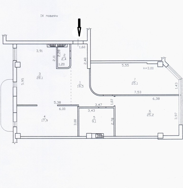 Продаж 3-кімнатної квартири 129 м², Греческая вул., 1А