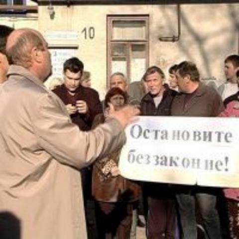 Жители Донецка cтрадают от незаконной застройки 