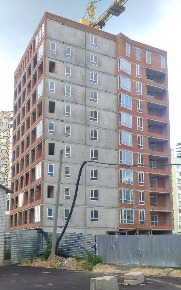 Ход строительства ЖК А12 на Симоненко, июль, 2021 год