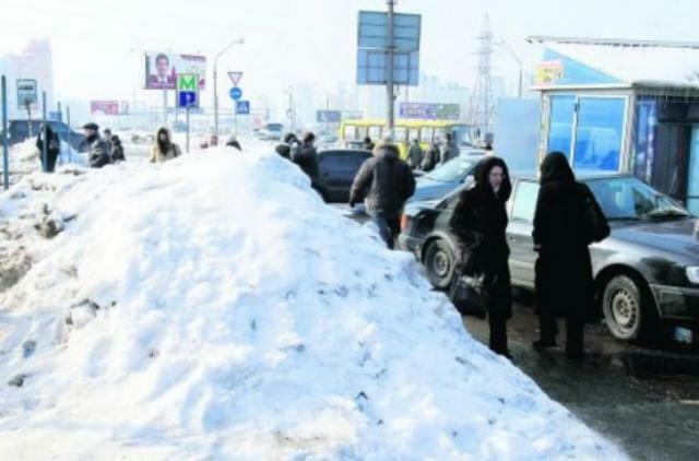 Талый снег затопит весь Киев