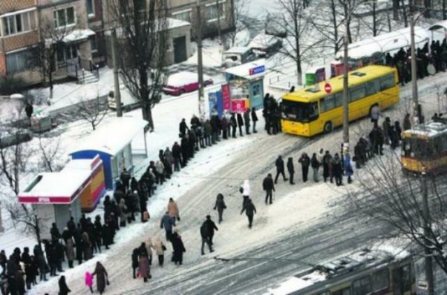 Киевлян ожидает транспортный коллапс