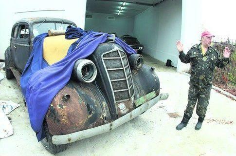 Гаражи звезд: авто Берии и водитель в чалме