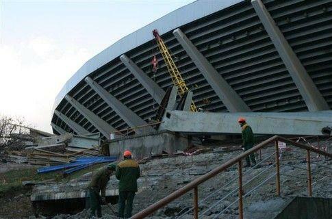 "Олимпийский" накроют крышей из ткани 