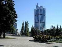 Человек-паук покорил киевский небоскреб