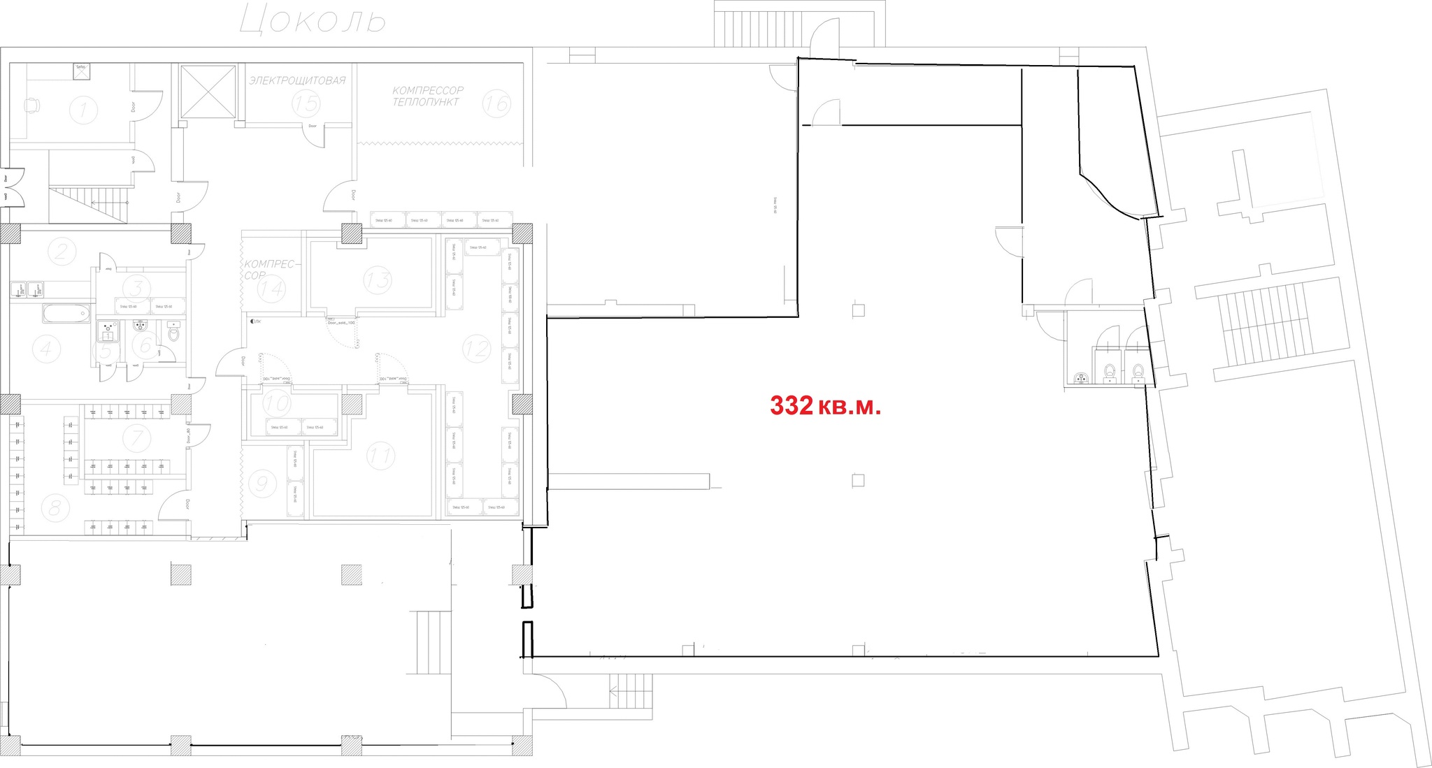 Оренда торговельного приміщення 332 м², 1-го Травня вул., 163