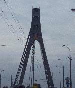 В Киеве горел Московский мост