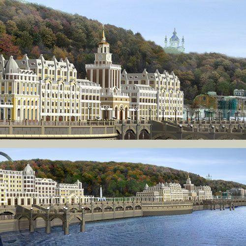 Киевскую набережную хотят раздерибанить на кв. метры