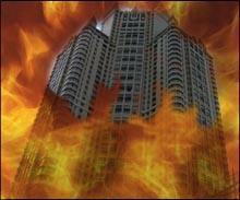 Высотки Киевщины беззащитны перед огнем