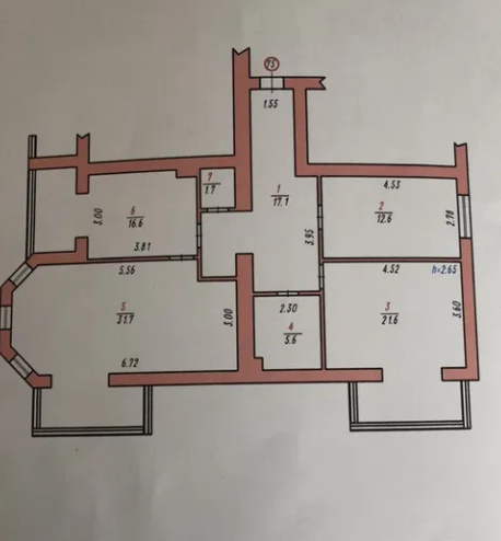 Продаж 3-кімнатної квартири 107 м², Зарічанська вул., 1Ф