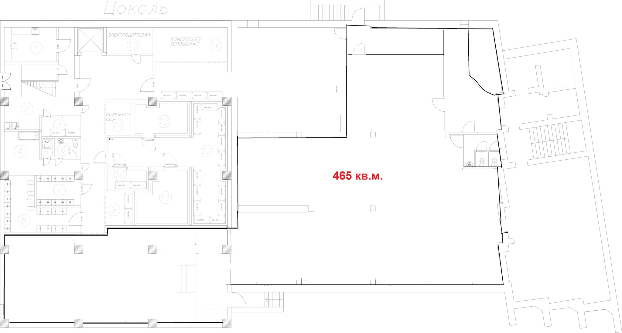 Оренда торговельного приміщення 465 м², 1-го Травня вул., 163