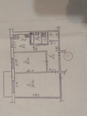 Продажа 2-комнатной квартиры 45 м², Салтовское шоссе, 106