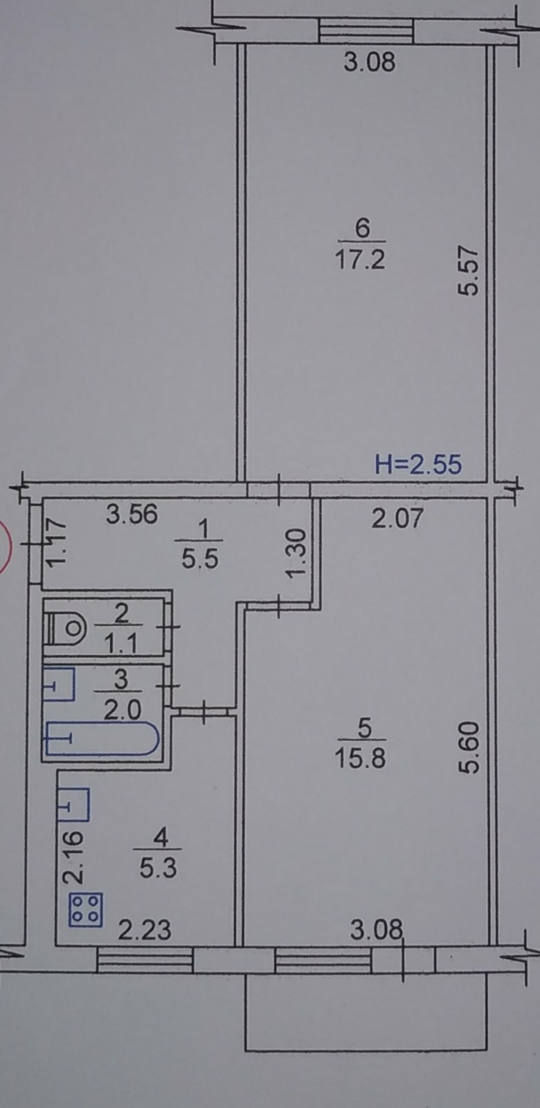 Продажа 2-комнатной квартиры 48 м², Салтовское шоссе, 106