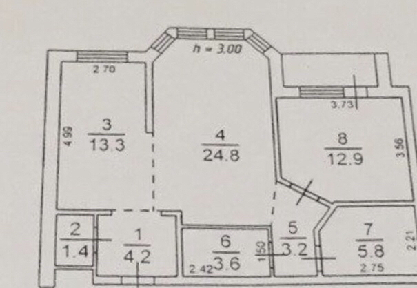 Продажа 2-комнатной квартиры 71 м², Маршала Говорова ул., 8