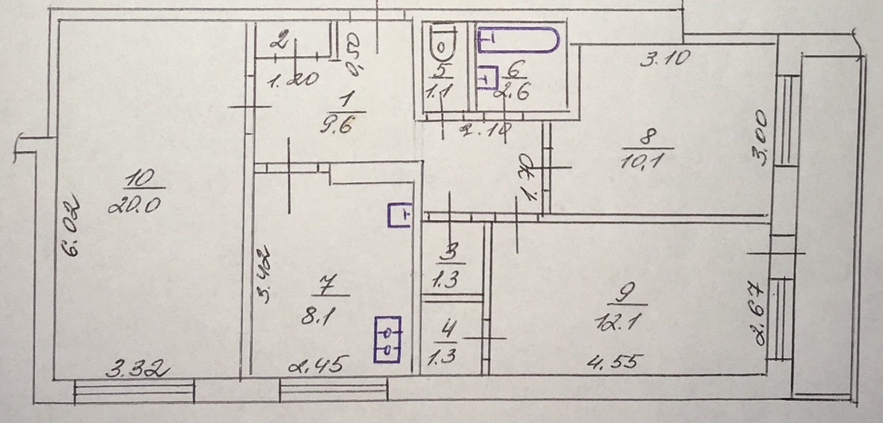 Продажа 3-комнатной квартиры 70 м², Валерьяновская ул., 24Г