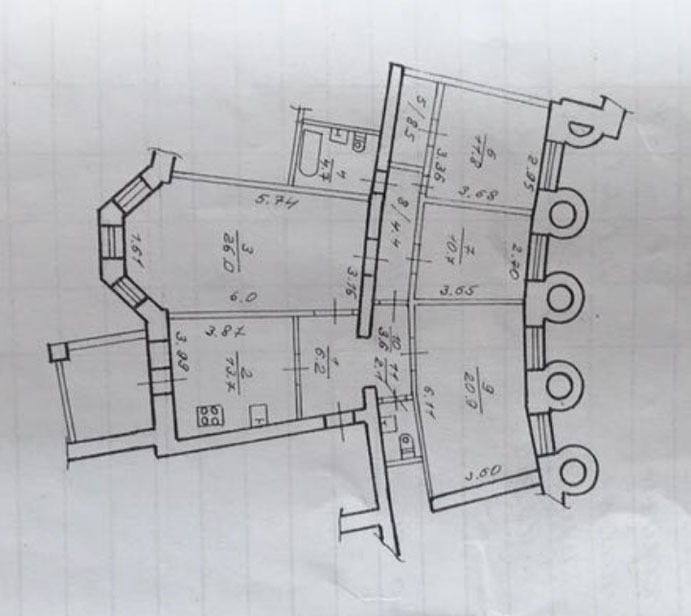 Продажа 4-комнатной квартиры 112 м², Литейная ул., 9