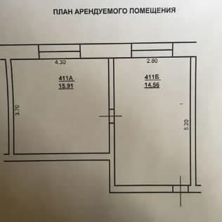 Оренда офісу 30 м², Космічна вул., 26