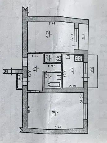 Продаж 1-кімнатної квартири 53 м², Івана Піддубного вул., 8