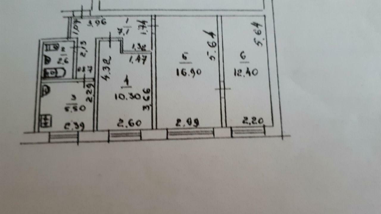Продаж 3-кімнатної квартири 55 м², Лермонтова вул., 16