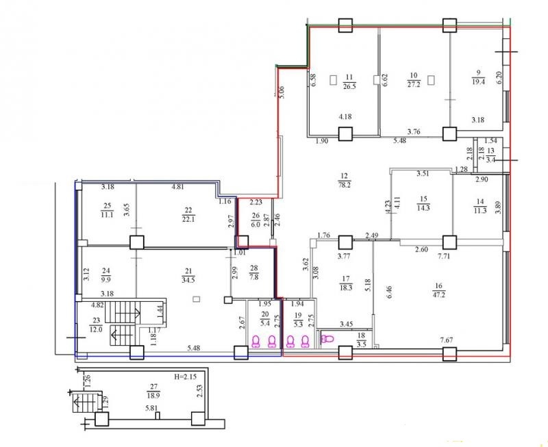 Продажа офиса 382 м², Армейская ул., 13А