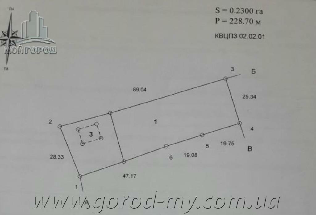 Продажа участка для частного использования 23 соток, Васильевка ул.