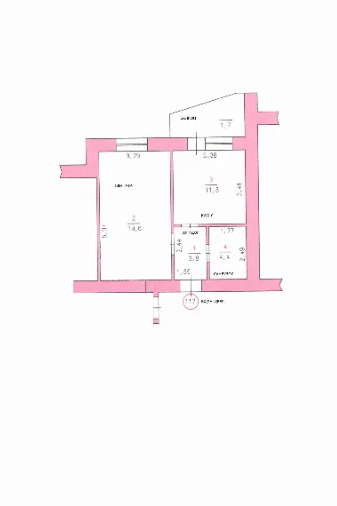 Продаж 1-кімнатної квартири 41 м², Козацька ул., 1/2А