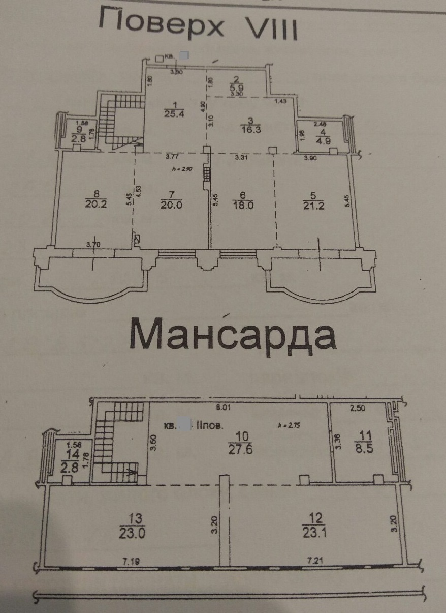 Продажа квартиры со свободной планировкой 225 м², Военный спуск, 12