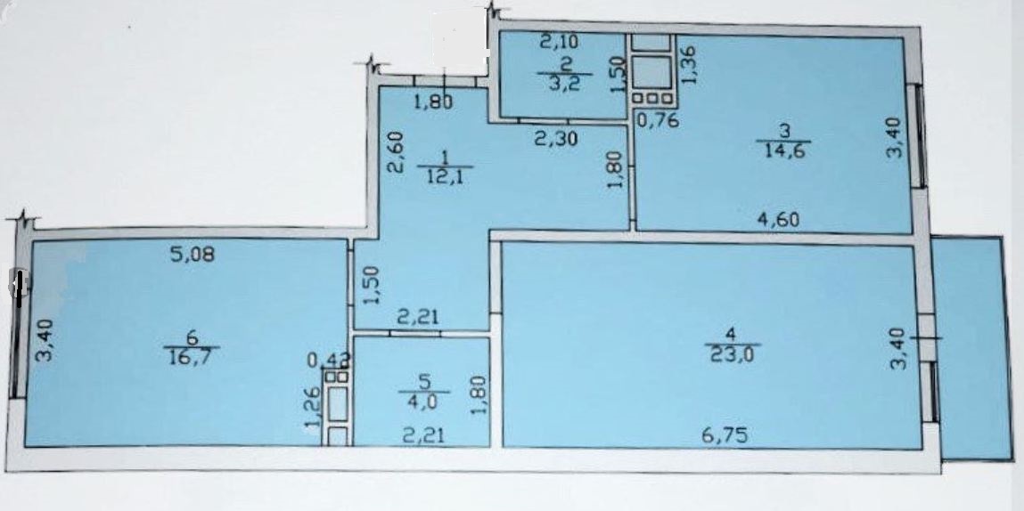 Продаж 2-кімнатної квартири 75 м², Середньофонтанська вул., 35