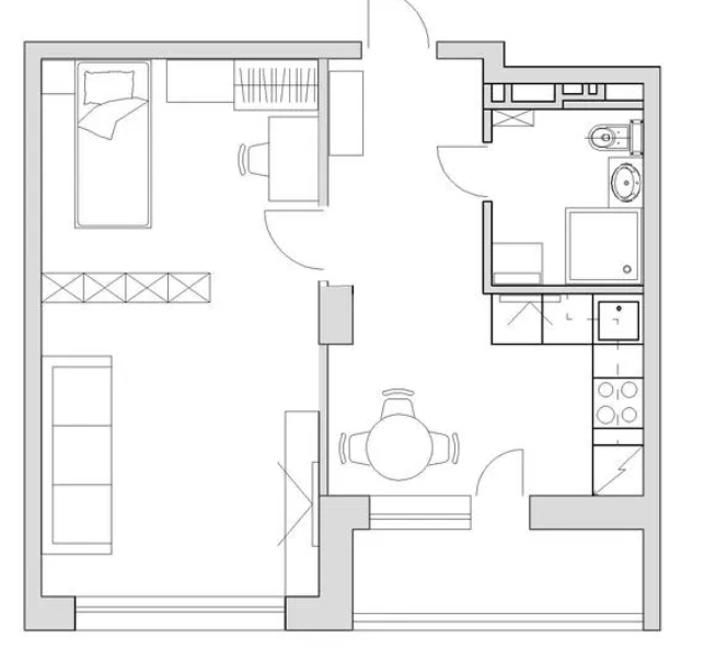 Продаж 1-кімнатної квартири 49 м², Озерна вул., 1/1