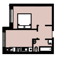 1-комнатная 33.1 м² в ЖК Петровские Липки от 40 000 грн/м², с. Святопетровское