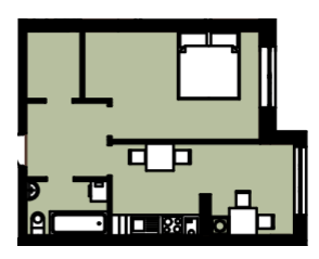 1-комнатная 42.3 м² в ЖК Петровские Липки от 20 000 грн/м², с. Святопетровское