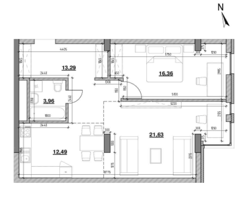 2-кімнатна 67.98 м² в ЖК Америка від 25 540 грн/м², Львів