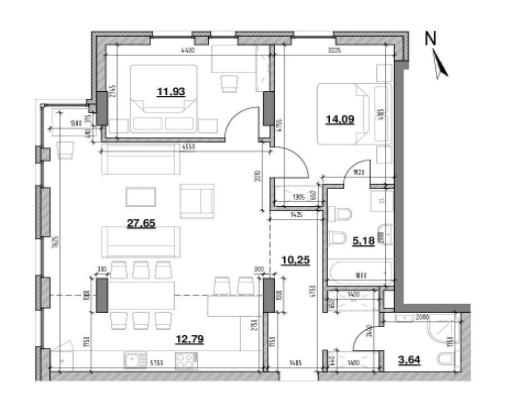 3-комнатная 92.69 м² в ЖК Америка от 27 102 грн/м², Львов