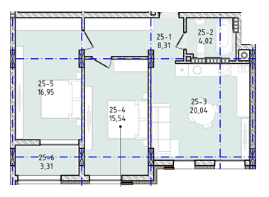 2-комнатная 68.17 м² в ЖК Вилла Зубра от 24 000 грн/м², с. Зубра