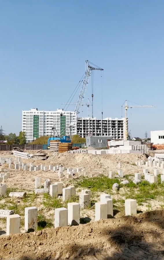 Хід будівництва ЖК Олександрівський, вер, 2021 рік