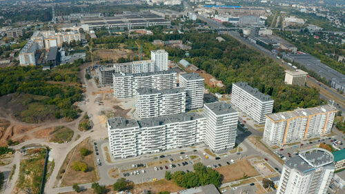 Ход строительства ЖК Пролисок, сен, 2021 год