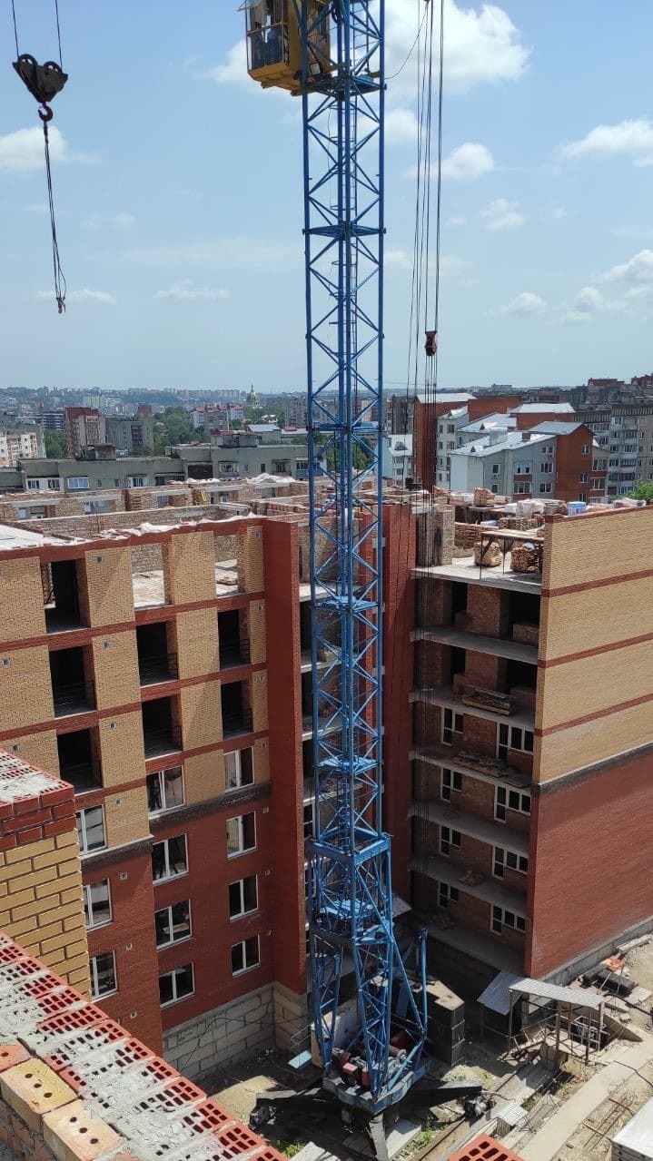 Хід будівництва ЖК на вул. Лучаківського-Тролейбусна, черв, 2021 рік
