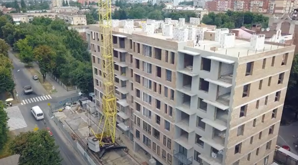 Ход строительства ЖК Оскар, авг, 2021 год