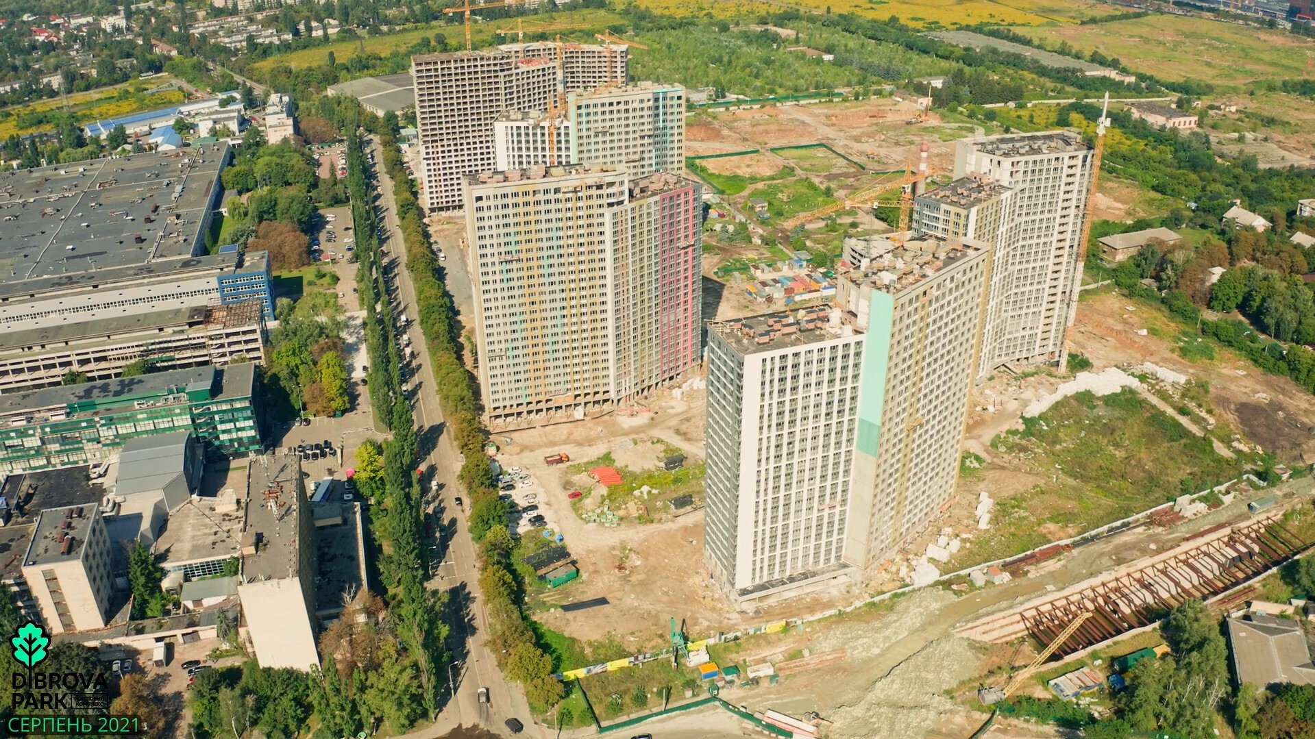 Ход строительства ЖК Dibrova Park, сен, 2021 год