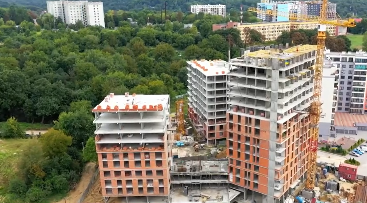 Ход строительства ЖК ARTHOUSE park, авг, 2021 год