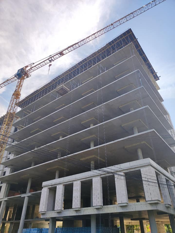 Ход строительства Апарт-комплекс Kristal Plaza, сен, 2021 год