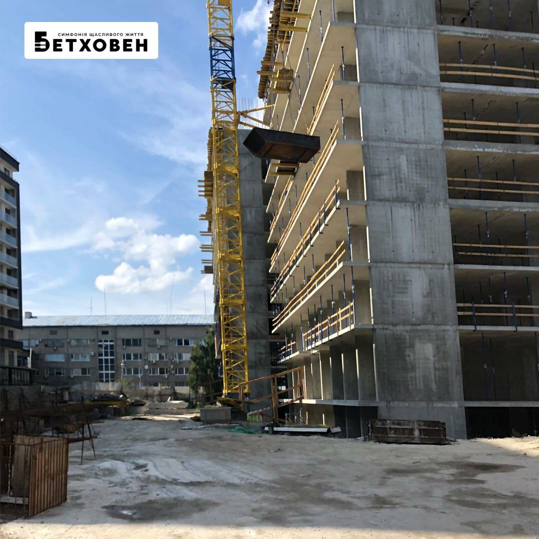 Ход строительства ЖК Бетховен, сен, 2021 год