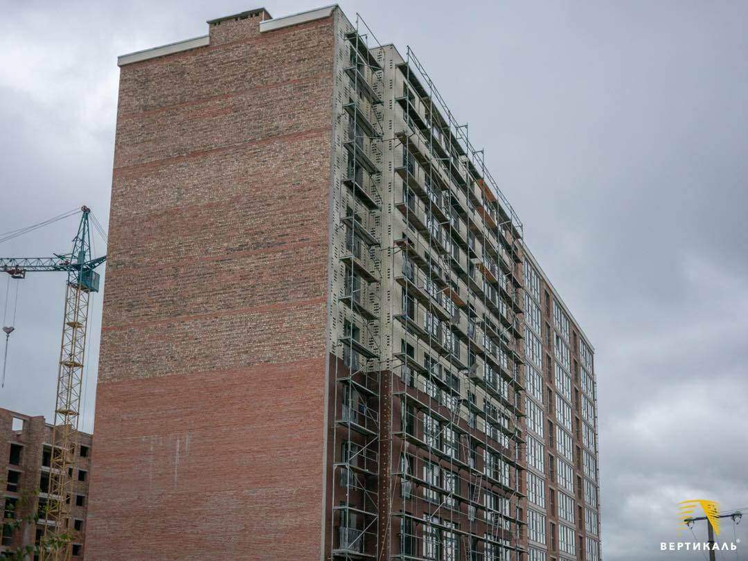 Хід будівництва ЖК Містечко Мануфактура, серп, 2021 рік